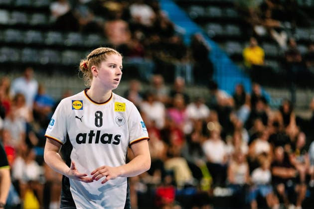 Nina Engel (Deutschland, 08), Spanien vs. Deutschland, Handball, Nationalmannschaft, Frauen, Freundschaftsspiel, 25.09.2026 Spanien vs. Deutschland, Handball, Nationalmannschaft, Frauen, Freundschaftsspiel, 25.09.2026 Granollers Copyright: xEibner-Pressefoto LarsxNeumannx EP_LNN
