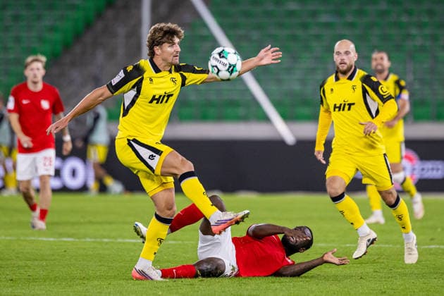 (L-R) Enzo Wirtz (SC Fortuna Koeln, 09) im Zweikampf mit Dennis Duah (TSV Havelse, 15) GER, TSV Havelse vs. SC Fortuna Koeln, Fussball, 3. Liga, 7. Spieltag, Spielzeit 2026 2027, 25.09.2026 DFL Regulations prohibit any use of photographers as image sequences and or quasi-video. GER, TSV Havelse vs. SC Fortuna Koeln, Fussball, 3. Liga, 7. Spieltag, Spielzeit 2026 2027, 25.09.2026 Hannover Copyright: xEibner-Pressefoto JanxRollingerx EP_JSK