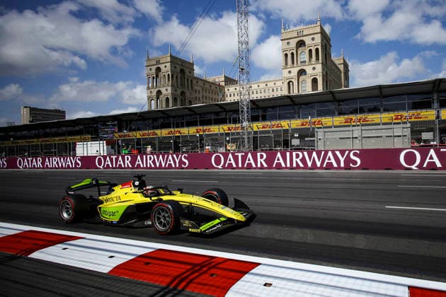 AUTO - FORMULA 2 2026 - BAKU 01 CAMARA Rafael (bra), Invicta Racing, Dallara F2 2024, action during the 12th round of the 2026 FIA Formula 2 Championship from September 24 to 26, 2026 on the Baku City Circuit, in Baku, Azerbaijan - BakuAzerbaijan  Copyright: xXavixBonillax