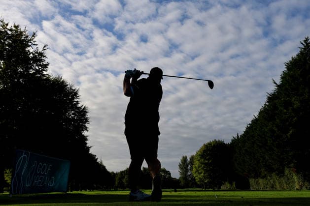 REPRO FREE *PRESS RELEASE NO REPRODUCTION FEE* EDITORIAL USE ONLY Flogas Irish Mixed Foursomes & Four-Ball, Westmanstown Golf Club, Dublin 26 9 2026 Hardee™s Thomas Pepper Thomas Pepper 26 9 2026  Copyright: xx BK1_6860 copy