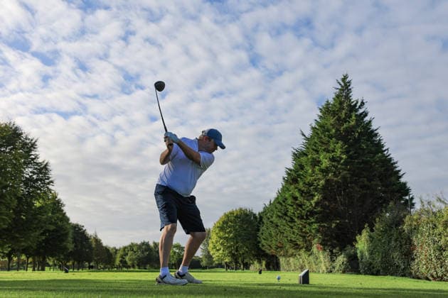 REPRO FREE *PRESS RELEASE NO REPRODUCTION FEE* EDITORIAL USE ONLY Flogas Irish Mixed Foursomes & Four-Ball, Westmanstown Golf Club, Dublin 26 9 2026 Cushendall™s Alister MdGregor Alister MdGregor 26 9 2026  Copyright: xx BK1_6918 copy