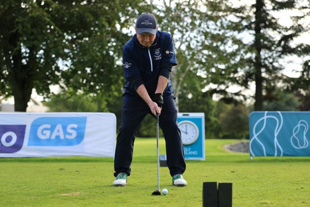 REPRO FREE *PRESS RELEASE NO REPRODUCTION FEE* EDITORIAL USE ONLY Flogas Irish Mixed Foursomes & Four-Ball, Westmanstown Golf Club, Dublin 26 9 2026 Ardee™s Tom Muldoon Tom Muldoon 26 9 2026  Copyright: xx BK1_2964 copy