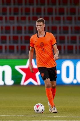 DEVENTER , 25-09-2026 , Stadium De Adelaarshorst , season 2026 2027 , EURO U-21 Qualification football . match between Netherlands U-21 and Norway U-21, FINAL RESULT 0-0, Picture shows Netherlands U21, U 21 player Dies Janse Netherlands U21 - Norway U21  x207587397x Copyright: