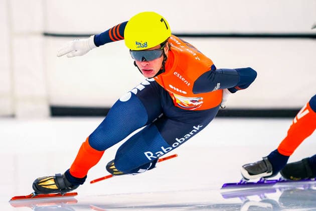 2026-09-26 - Shorttrack Trials World Tour HEERENVEEN, NETHERLANDS - SEPTEMBER 26: Jens van t Wout of Netherlands during the Shorttrack Trials World Tour at Thialf on September 26, 2026 in Heerenveen, Netherlands. Heerenveen Thialf Netherlands Content not available for redistribution in The Netherlands directly or indirectly through any third parties. Copyright: xAndrexWeeningx