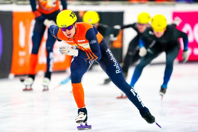 2026-09-26 - Shorttrack Trials World Tour HEERENVEEN, NETHERLANDS - SEPTEMBER 26: Niels Kingma of Netherlands during the Shorttrack Trials World Tour at Thialf on September 26, 2026 in Heerenveen, Netherlands. Heerenveen Thialf Netherlands Content not available for redistribution in The Netherlands directly or indirectly through any third parties. Copyright: xAndrexWeeningx