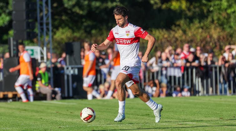 2026.09.25, Deutschland, Weinstadt Fußball VfB Stuttgart vs. 1. FC Heidenheim, Leonidas Stergiou (VfB)
