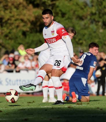 2026.09.25, Deutschland, Weinstadt Fußball VfB Stuttgart vs. 1. FC Heidenheim, Deniz Undav (VfB)