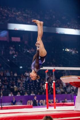 September 26, 2026, Paris, Paris, France: September 26, 2026, Paris, France: Emily Roper of Great Britain during the qualifier of the vault at Gym Paris inside the AccorArena. Paris France - ZUMAp284 20260926_zip_p284_005 Copyright: xMickaelxPintax