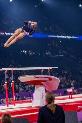 September 26, 2026, Paris, Paris, France: September 26, 2026, Paris, France: Emily Roper of Great Britain during the qualifier of the vault at Gym Paris inside the AccorArena. Paris France - ZUMAp284 20260926_zip_p284_006 Copyright: xMickaelxPintax