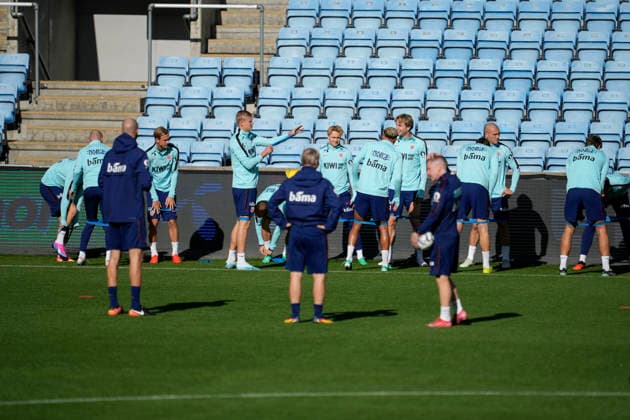 National Soccer Team Practices in Oslo 20260926 The national soccer team practices at Ullevaal Stadium on the day of the match against Portugal. Photo: Javad Parsa, NTB, Oslo, Norway. EDITORIAL USE ONLY. RESTRICTED USE FOR BETTING COMPANIES  Copyright: xJavadxParsax xNTBx