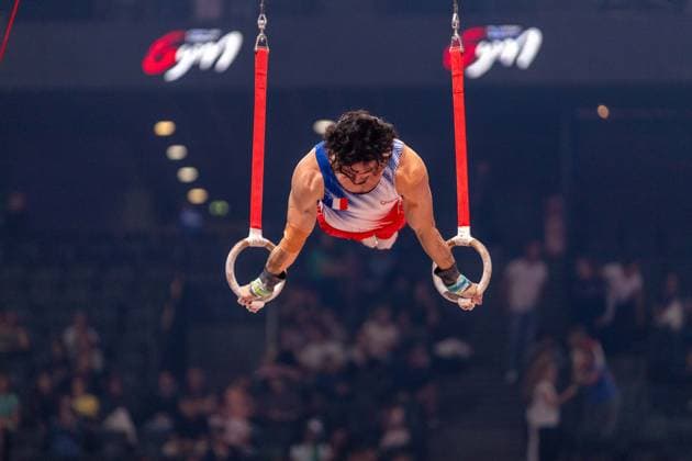 September 26, 2026, Paris, Paris, France: September 26, 2026, Paris, France: Melwin Touchais of France during the qualifier of the rings at Gym Paris inside the AccorArena. Paris France - ZUMAp284 20260926_zip_p284_008 Copyright: xMickaelxPintax