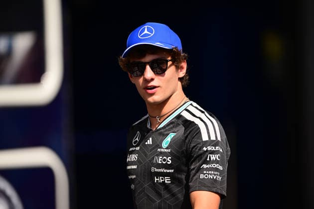 F1 Grand Prix of Azerbaijan Andrea Kimi Antonelli of the Mercedes-AMG Petronas F1 Team speaks during the Formula 1 Azerbaijan Grand Prix at the Baku City Circuit in Baku, Azerbaijan, on September 26, 2026. Baku Caucasus Azerbaijan  Copyright: xAndreaxDiodatox originalFilename:diodato-azerbaij260926_npi3z.jpg