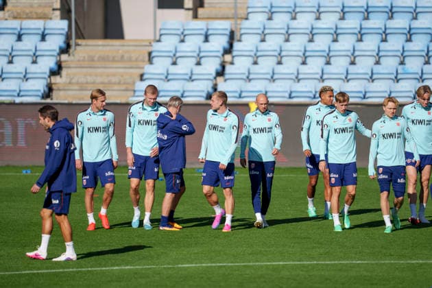 National Soccer Team Practices in Oslo, September 26, 2026: Erling Braut Haaland and the rest of the national team practice at Ullevaal Stadium on the day of the match against Portugal. Photo by Javad Parsa, NTB, Oslo, Norway. EDITORIAL USE ONLY. RESTRICTED USE FOR BETTING COMPANIES.  Copyright: xJavadxParsax xNTBx
