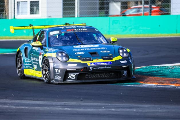 IPA88992652 - INTERNATIONAL GT OPEN 500 - at the Autodromo Nazionale Monza on September 26, 2026, in Monza - Qualifying 1 001 GT OPEN CUP FAEMS Team by Ebimotors - ITA Matteo Luvisi - ITA Pietro Delli Guanti - Porsche 992 GT3 Cup SILVER  Copyright: xLucianoxMariaxBisi IPAxSportx xx IPA88992652
