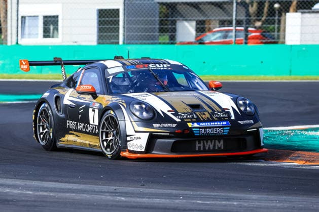 MOTORSPORTS - Motorsports - International GT Open - Qualifying Photo by IPA ABACAPRESS.COM88992640 - INTERNATIONAL GT OPEN 500 - at the Autodromo Nazionale Monza on September 26, 2026, in Monza - Qualifying 1 007 GT OPEN CUP Hans Weijs Motorsport - NLD Jurriaan de Back - NLD Paul Meijer - Porsche 992 GT3 Cup SILVER Monza Italy  Copyright: xIPAxSport ABACAx
