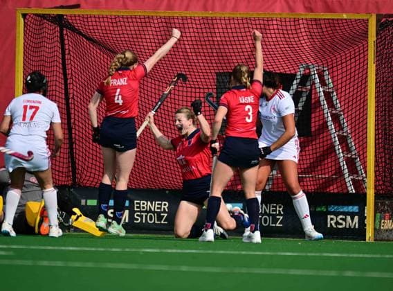 RECORD DATE NOT STATED Hockey, Damen, 1. Bundesliga, BHC - Berliner HC 26.09.2026, ecken abstauber berliner hc zum 1-3 Bremen Bremen Deutschland