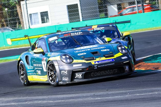 MOTORSPORTS - Motorsports - International GT Open - Qualifying Photo by IPA ABACAPRESS.COM88992651 - INTERNATIONAL GT OPEN 500 - at the Autodromo Nazionale Monza on September 26, 2026, in Monza - Qualifying 1 001 GT OPEN CUP FAEMS Team by Ebimotors - ITA Matteo Luvisi - ITA Pietro Delli Guanti - Porsche 992 GT3 Cup SILVER Monza Italy  Copyright: xIPAxSport ABACAx