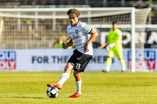 Freisteller Einzelbild Leander Nicolas Popp (SSV Ulm 1846 Fussball, 33) SSV Ulm 1846 Fußball vs. SV Eintracht Trier, Fussball, Regionalliga Südwest, 9. Spieltag, Donaustadion Ulm 26.09.26 Ulm Copyright: xLuccaxFundelx EP_EER