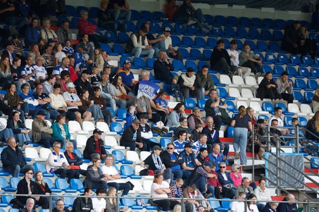 Fußball I Frauen I Saison 2026-2027 I DFB Pokal I SV Meppen - Hamburger SV I 26.09.2026 Fans SV Meppen Meppen Hänsch-Arena Niedersachsen Deutschland Copyright: xLobeca CedricxSiefkerx