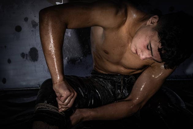 Oil Wrestling Presidential Cup ISTANBUL, TURKIYE - SEPTEMBER 26: A wrestler is seen preparing during the Presidential Oil Wrestling Cup at Ataturk Airport National Garden in Istanbul, Turkiye, on September 26, 2026. Sebnem Coskun Anadolu Istanbul Turkey. Editorial use only. Please get in touch for any other usage.  Copyright: x2026xAnadoluxSebnemxCoskunx