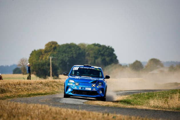 AUTO - RALLYE COEUR DE FRANCE 2026 E1 RABILLOUD Melvin, MAHINC Enzo, Alpine A290, action during the Rallye Coeur de France 2026, 7th round of the Championnat de France des Rallyes 2025, from September 26 to 27, 2026 in VendÃ me, France -  Copyright: xGREGORYxLENORMANDx