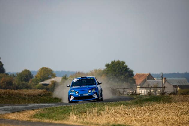 AUTO - RALLYE COEUR DE FRANCE 2026 E10 ZORLU Nazan, CIPLAK Ozhan, Alpine A290 Rallye, Alpine A290, action during the Rallye Coeur de France 2026, 7th round of the Championnat de France des Rallyes 2025, from September 26 to 27, 2026 in VendÃ me, France -  Copyright: xGREGORYxLENORMANDx