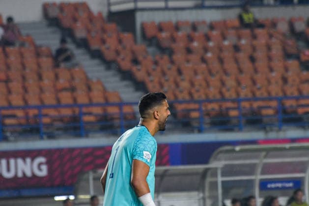 Thailand v Pakistan - FIFA ASEAN CUP 2026 Pakistan national team, Nationalteam goalkeeper Butt Yousuf during a match against the Thailand national team at the 2026 FIFA ASEAP Cup at SI Jalak Harupat Stadium in Bandung, West Java, Indonesia, on September 26, 2026. The Thai national team wins 4-0. BANDUNG West Java Indonesia  Copyright: xKhairizalxMarisx originalFilename:maris-fifaasea260926_np6eJ.jpg