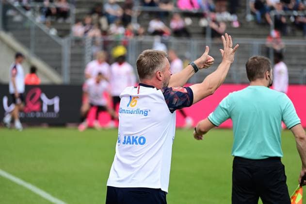 26.09.2026 xkhx Kassel, Auestadion Regionalliga Südwest Saison 2026 2027 KSV Hessen Kassel - FSV Mainz 05 II Trainer Benjamin Hoffmann FSV Mainz 05 II