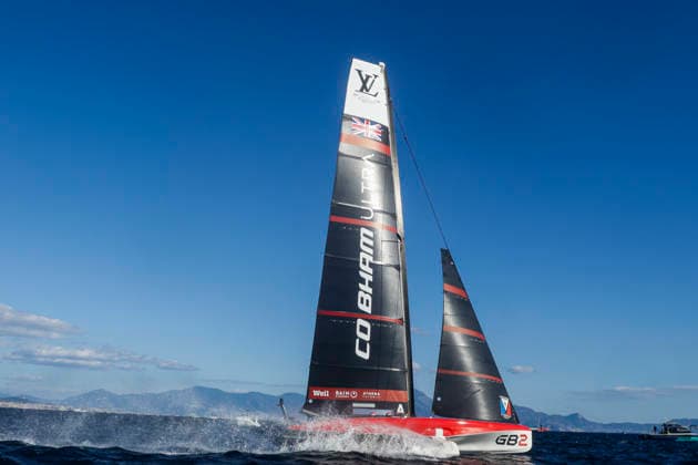 THE LOUIS VUITTON 38TH AMERICA™S CUP PRELIMINARY REGATTA, NAPLES GB2 Team competes on the first day of the preliminary regatta for the 38th Louis Vuitton America™s Cup in the Gulf of Naples, Campania, Italy, on September 25, 2026. The Naples preliminary regatta gives the competing teams their first opportunity to test their AC40 one-design yachts ahead of the 38th America™s Cup, which will be held in Naples in 2027. ABP13859 Copyright: xAntonioxBalascox