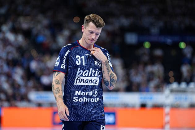 Emil Manfeldt Jakobsen (SG Flensburg-Handewitt, 31) GER, THW Kiel vs. SG Flensburg-Handewitt, Handball, 1. Bundesliga, Spieltag 6, Saison 2026 2027, 26.09.2026 GER, THW Kiel vs. SG Flensburg-Handewitt, Handball, 1. Bundesliga, Spieltag 6, Saison 2026 2027, 26.09.2026 Kiel Copyright: xEibner-Pressefoto MarcelxvonxFehrnx EP_MFN