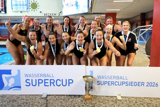 26.09.2026, GER DEU, Deutschland, Super Cup im Damen Wasserball, Spandau 04 vs BW Bochum Supercup 2026 Sieger Spandau 04 nordphoto GmbH Engler Berlin Schwimmhalle-Schoeneberg Berlin Deutschland Copyright: xNordphotox xEnglerx