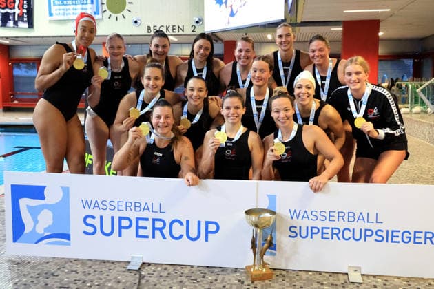 26.09.2026, GER DEU, Deutschland, Super Cup im Damen Wasserball, Spandau 04 vs BW Bochum Supercup 2026 Sieger Spandau 04 nordphoto GmbH Engler Berlin Schwimmhalle-Schoeneberg Berlin Deutschland Copyright: xNordphotox xEnglerx