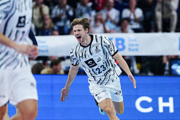 Torjubel Rune Dahmke (THW Kiel, 23) GER, THW Kiel vs. SG Flensburg-Handewitt, Handball, 1. Bundesliga, Spieltag 6, Saison 2026 2027, 26.09.2026 GER, THW Kiel vs. SG Flensburg-Handewitt, Handball, 1. Bundesliga, Spieltag 6, Saison 2026 2027, 26.09.2026 Kiel Copyright: xEibner-Pressefoto MarcelxvonxFehrnx EP_MFN