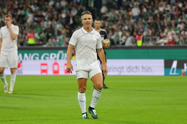 26.09.26, Fussball, FBL Männer, Freundschaftsspiel, 100. Jahre Weserstadion, Duell Werder Legenden 2026, Werder Legenden vs.Real Madrid Leyendas Halbzeitpause 2:2. Diego (Werder Legenden) Foto nordphoto GmbH Tauchnitz Bremen Weserstadion Bremen Germany Copyright: xnordphotoxGmbHx xTauchnitzx