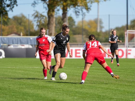 Annika Wohner (FC Carl Zeiss Jena, 18) am Ball , SV Eutingen vs. FC Carl Zeiss Jena, Fussball, Frauen DFB-Pokal, 2026 2027, 26.09.2026, SV Eutingen vs. FC Carl Zeiss Jena, Fussball, Frauen DFB-Pokal, 2026 2027, 26.09.2026 Eutingen im Gäu Copyright: xEibner-Pressefoto DanielexLaxRocx EP_DLO