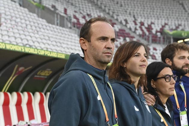 SOCCER - FIFA World Cup, WM, Weltmeisterschaft, Fussball - U-20 Women s - Italy vs. Colombia Photo by IPA ABACAPRESS.COM89001752 - Nicola Matteucci, head coach of Italy during the third-place match of the FIFA U-20 Women s World Cup between Italy and Colombia, held in Lodz, Poland, on September 26, 2026 Lodz Poland  Copyright: xIPAxSport ABACAx