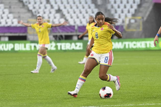 SOCCER - FIFA World Cup, WM, Weltmeisterschaft, Fussball - U-20 Women s - Italy vs. Colombia Photo by IPA ABACAPRESS.COM89001730 - Mariana Mosquera (COL) during the third-place match of the FIFA U-20 Women s World Cup between Italy and Colombia, held in Lodz, Poland, on September 26, 2026 Lodz Poland  Copyright: xIPAxSport ABACAx