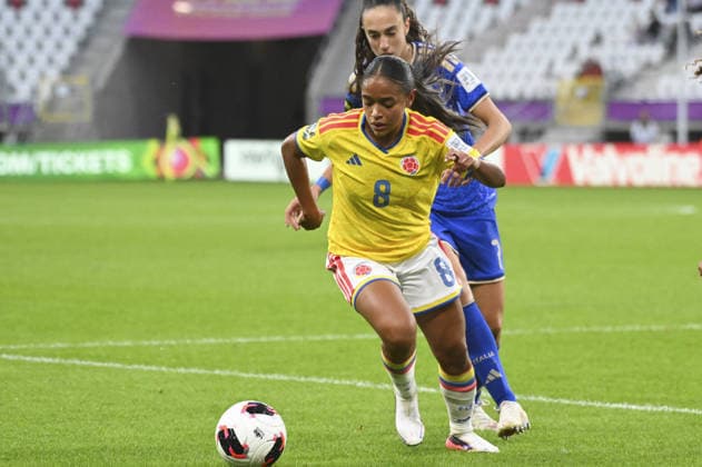 SOCCER - FIFA World Cup, WM, Weltmeisterschaft, Fussball - U-20 Women s - Italy vs. Colombia Photo by IPA ABACAPRESS.COM89001744 - Mariana Mosquera (COL) during the third-place match of the FIFA U-20 Women s World Cup between Italy and Colombia, held in Lodz, Poland, on September 26, 2026 Lodz Poland  Copyright: xIPAxSport ABACAx