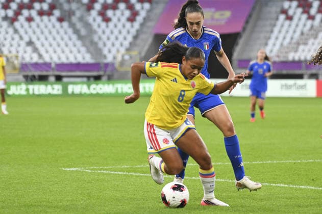 SOCCER - FIFA World Cup, WM, Weltmeisterschaft, Fussball - U-20 Women s - Italy vs. Colombia Photo by IPA ABACAPRESS.COM89001745 - Mariana Mosquera (COL) during the third-place match of the FIFA U-20 Women s World Cup between Italy and Colombia, in Lodz, Poland, on September 26, 2026 Lodz Poland  Copyright: xIPAxSport ABACAx