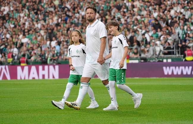 Foto : Philipp Bargfrede ( Werder) Fussball Bundesliga Sonderspiel , am Sa. 26.09.2026 Jubiläumsspiel 100 Jahre Weserstadion Werder Bremen Legenden - Real Madrid Leyendas