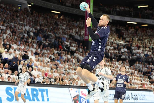 26.09.2026, xBHAx, Handball, Opel HBL, Saison 2026 2027, 1.HBL, THW Kiel - SG Flensburg-Handewitt, Merkur Ostseehalle: Simon Pytlick (SG Flensburg-Handewitt 2) im Angriff Schleswig-Holstein Deutschkand