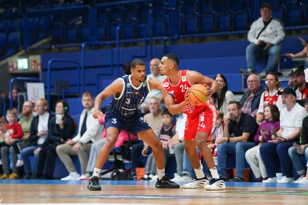 GER, Paderborn Baskets vs. VfL SparkassenStars Bochum, Basketball, ProA, 1. Spieltag, Spielzeit 2026 2027, 26.09.2026,Gabriel Kuku (VfL SparkassenStars Bochum) GER, Paderborn Baskets vs. VfL SparkassenStars Bochum, Basketball, ProA, 1. Spieltag, Spielzeit 2026 2027, 26.09.2026 Paderborn Baskets Copyright: xEibner-Pressefoto JavadxMohammadpourx EP_JMR