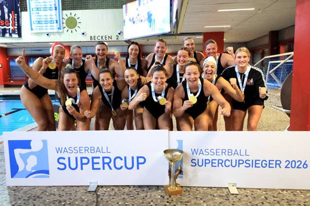 26.09.2026, GER DEU, Deutschland, Super Cup im Damen Wasserball, Spandau 04 vs BW Bochum Supercup 2026 Sieger Spandau 04 nordphoto GmbH Engler Berlin Schwimmhalle-Schoeneberg Berlin Deutschland Copyright: xNordphotox xEnglerx