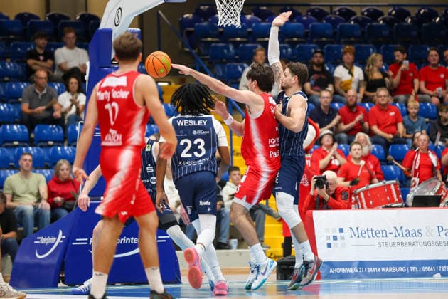GER, Paderborn Baskets vs. VfL SparkassenStars Bochum, Basketball, ProA, 1. Spieltag, Spielzeit 2026 2027, 26.09.2026,.Kilian Dietz (VfL SparkassenStars Bochum) GER, Paderborn Baskets vs. VfL SparkassenStars Bochum, Basketball, ProA, 1. Spieltag, Spielzeit 2026 2027, 26.09.2026 Paderborn Baskets Copyright: xEibner-Pressefoto JavadxMohammadpourx EP_JMR