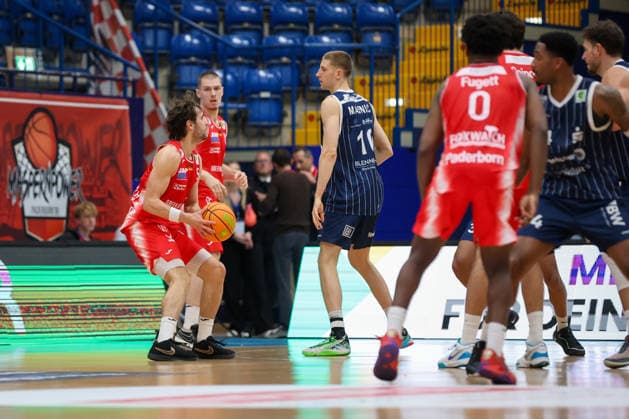 GER, Paderborn Baskets vs. VfL SparkassenStars Bochum, Basketball, ProA, 1. Spieltag, Spielzeit 2026 2027, 26.09.2026,Matej Silic (Paderborn Baskets) GER, Paderborn Baskets vs. VfL SparkassenStars Bochum, Basketball, ProA, 1. Spieltag, Spielzeit 2026 2027, 26.09.2026 Paderborn Baskets Copyright: xEibner-Pressefoto JavadxMohammadpourx EP_JMR