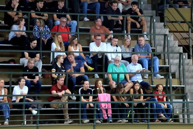 26.09.2026, GER DEU, Deutschland, Super Cup im Damen Wasserball, Spandau 04 vs BW Bochum Zuschauer, Besucher, Fans nordphoto GmbH Engler Berlin Schwimmhalle-Schoeneberg Berlin Deutschland Copyright: xNordphotox xEnglerx