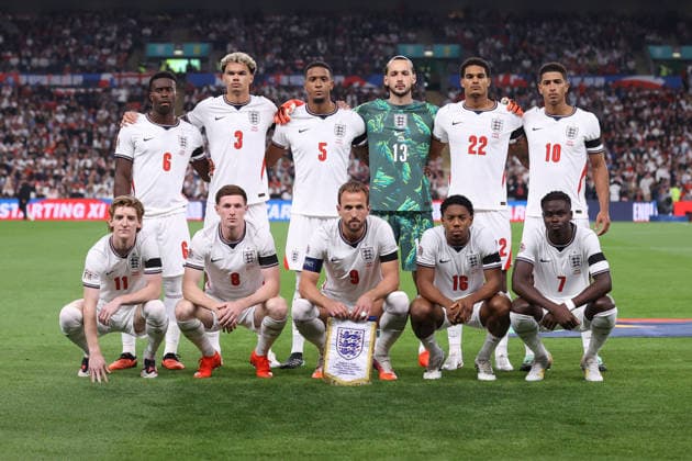 England v Spain 26 September 2026, London - UEFA Nations League - England v Spain - England pose for a team photo - Photo: Jacques Feeney Offside. London UK Copyright: xJacquesxFeeneyx xOffsidexOffside