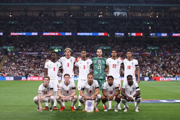 England v Spain 26 September 2026, London - UEFA Nations League - England v Spain - England pose for a team photo - Photo: Jacques Feeney Offside. London UK Copyright: xJacquesxFeeneyx xOffsidexOffside