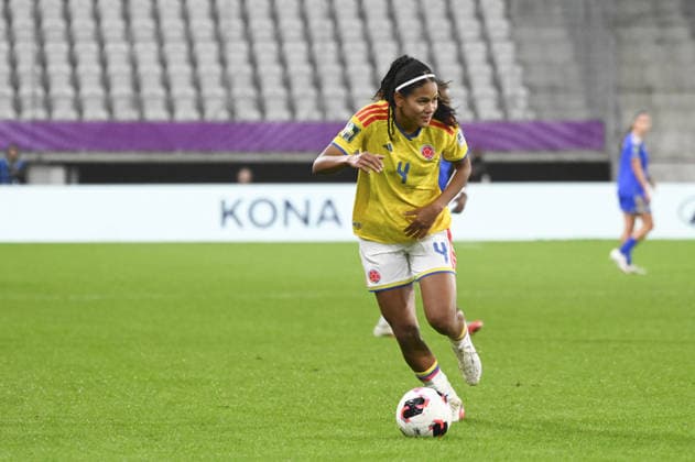 IPA89005405 - Mercedes Martinez (COL) during the third-place match of the FIFA U-20 Women s World Cup between Italy and Colombia, held in Lodz, Poland, on September 26, 2026  Copyright: xMichalxDubiel IPAxSportx xx IPA89005405