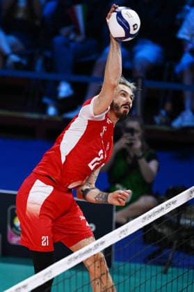 Db Milano 26 09 2026 - Campionato Europeo Pallavolo maschile finale Francia-Polonia foto Daniele Buffa Image nella foto: Tomasz Fornal 